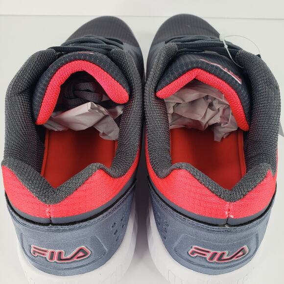 FILA Running Shoes Womens Size 12 Memory Foam Fantom 6 Gray Grey & Neon Pink - Picture 8 of 14
